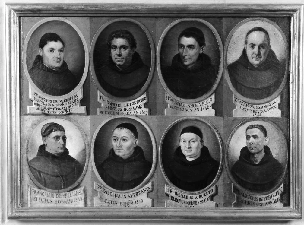 Ritratti dei priori provinciali - con M. Zacconi, S. Montanari, G. Frà da san Donà, C. Bolognesi, Bologna